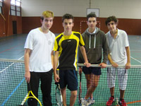 équipe 15/16 ans garçons souché tennis