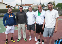 équipe 4 hommes souché tennis