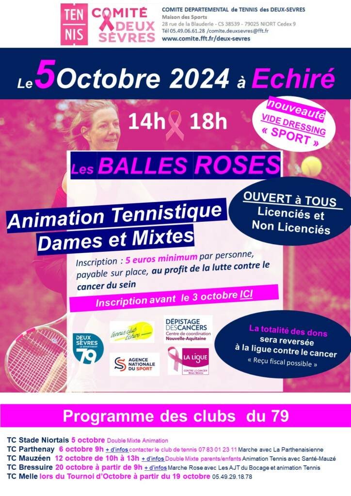 Affiche balles roses