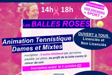 Affiche balles roses