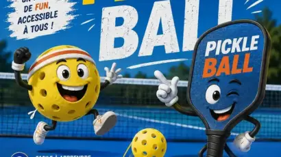 Viens tester le Pickle Ball avec le club de tennis de Souché Niort